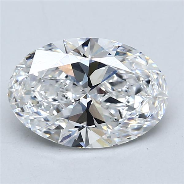 The Margot Set With A 2 Carat Oval Lab Diamond