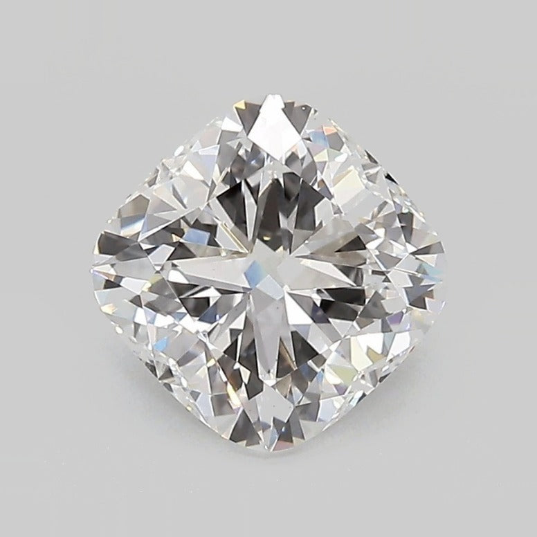 The Natalie Set With A 2 Carat Cushion Lab Diamond