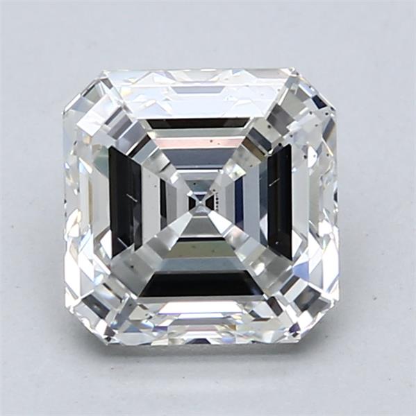 The Liv Set With A 2 Carat Asscher Lab Diamond