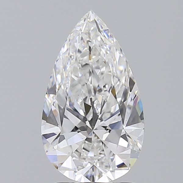 The Naomi Set With A 2 Carat Pear Lab Diamond