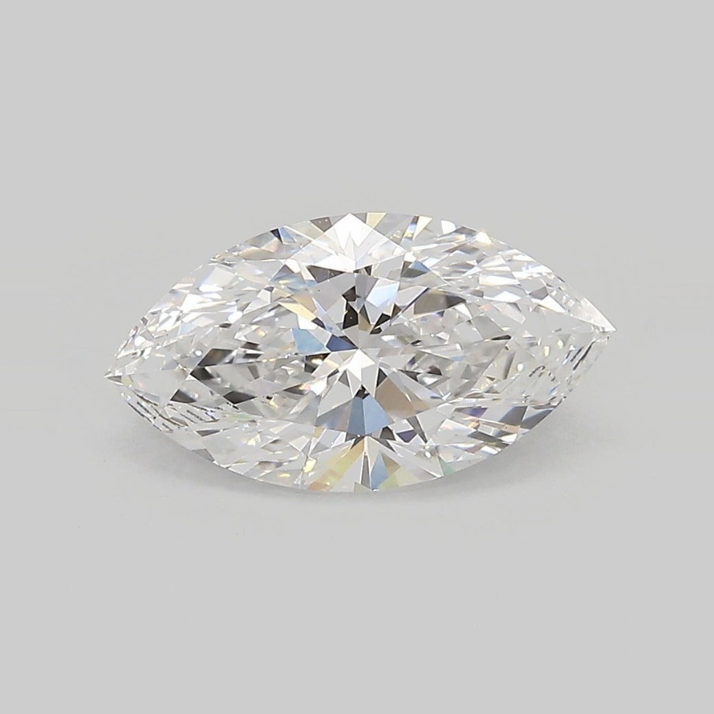 The Kamellie Set With A 2 Carat Marquise Lab Diamond