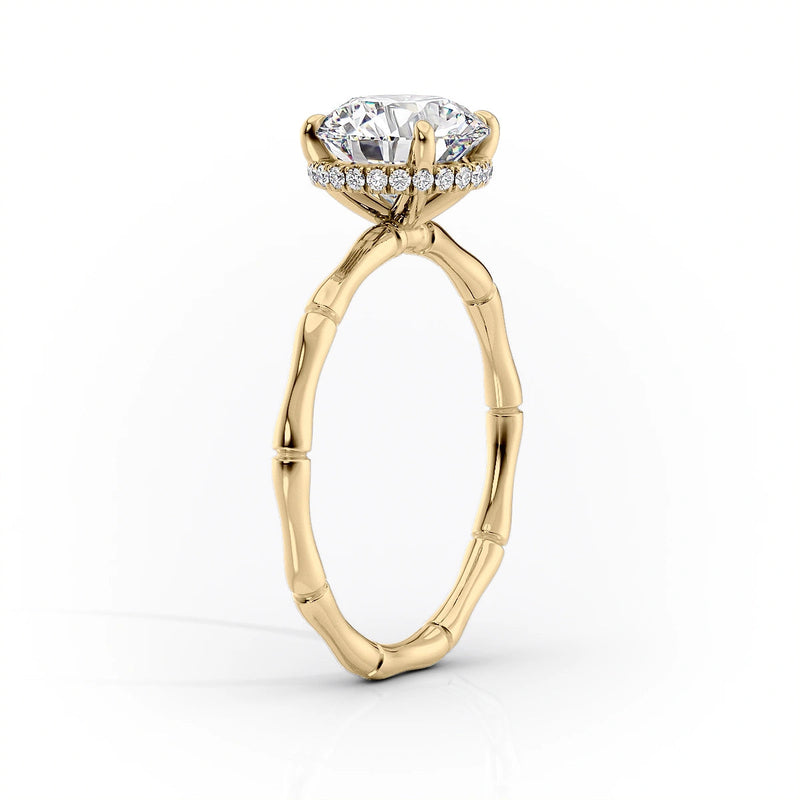 The Eve Set With A 2 Carat Round Lab Diamond