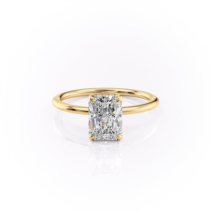 The Kamellie Set With A 2 Carat Radiant Lab Diamond