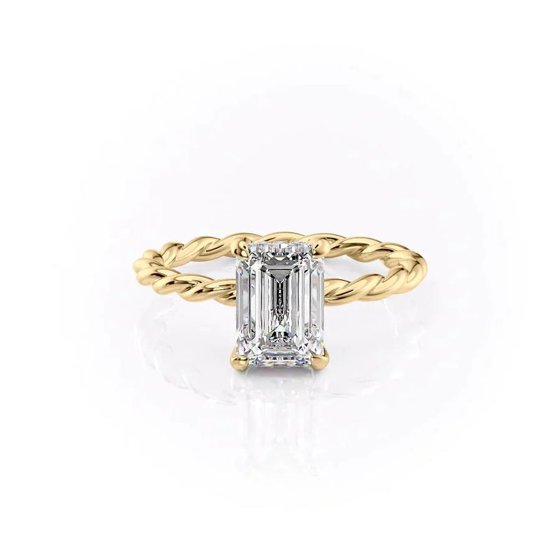 The Alice Set With A 2 Carat Emerald Lab Diamond