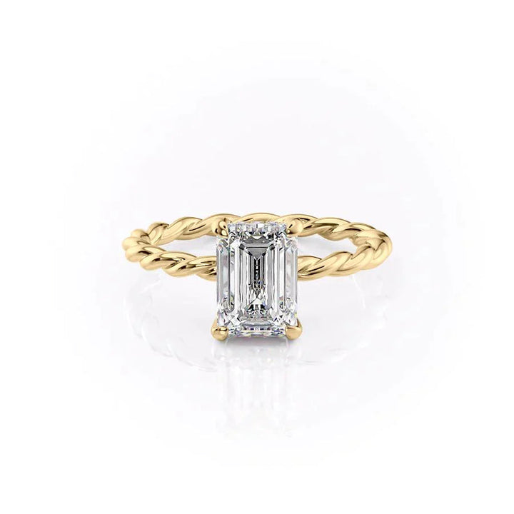 The Alice Set With A 2 Carat Emerald Lab Diamond