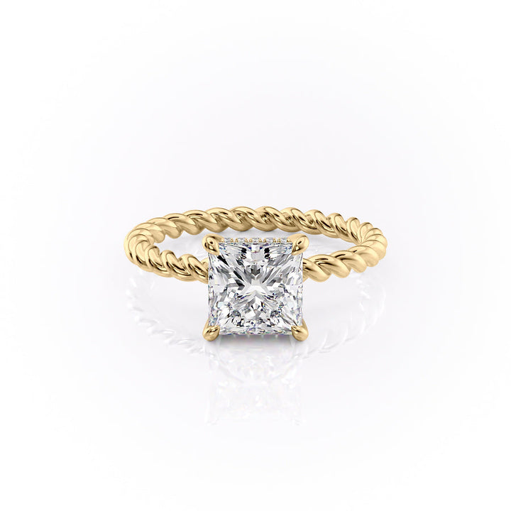 The Alice Set With A 2 Carat Princess Lab Diamond