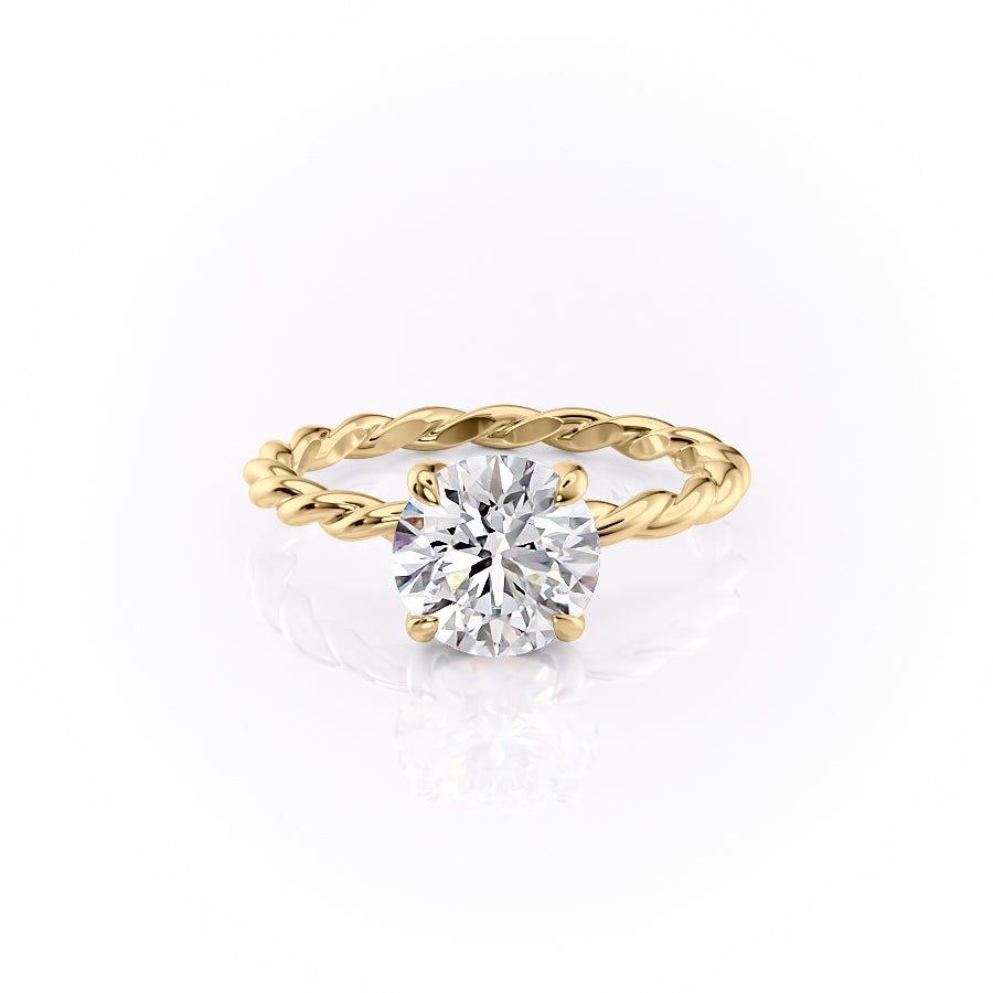 The Alice Set With A 2 Carat Round Lab Diamond