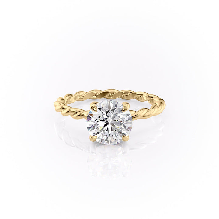 The Alice Set With A 2 Carat Round Lab Diamond