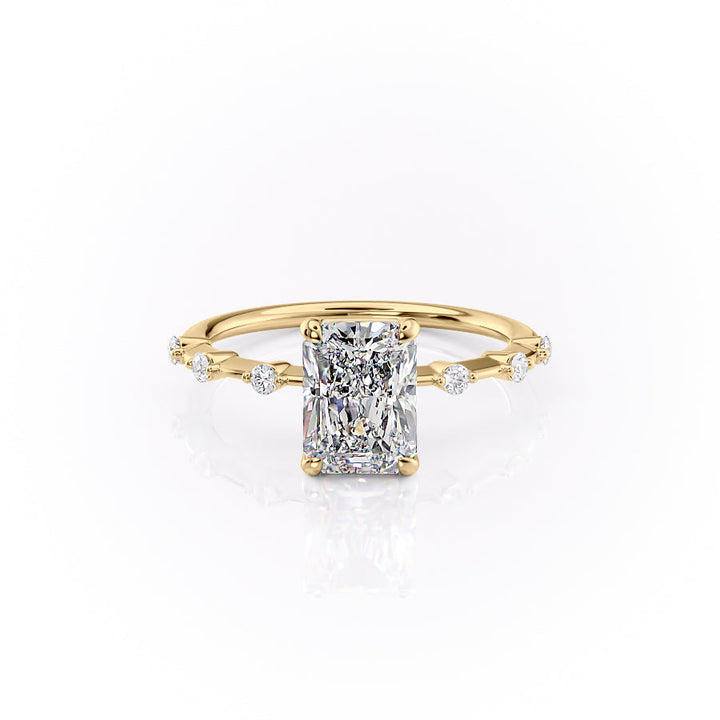 The Penelope Set With A 2 Carat Radiant Lab Diamond