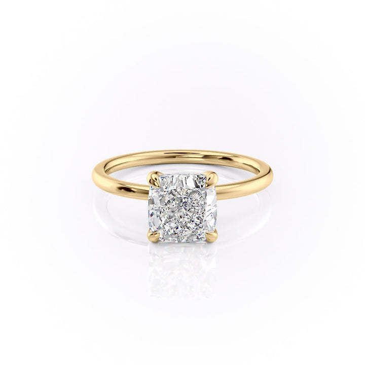 The Nelly Set With A 2 Carat Cushion Lab Diamond