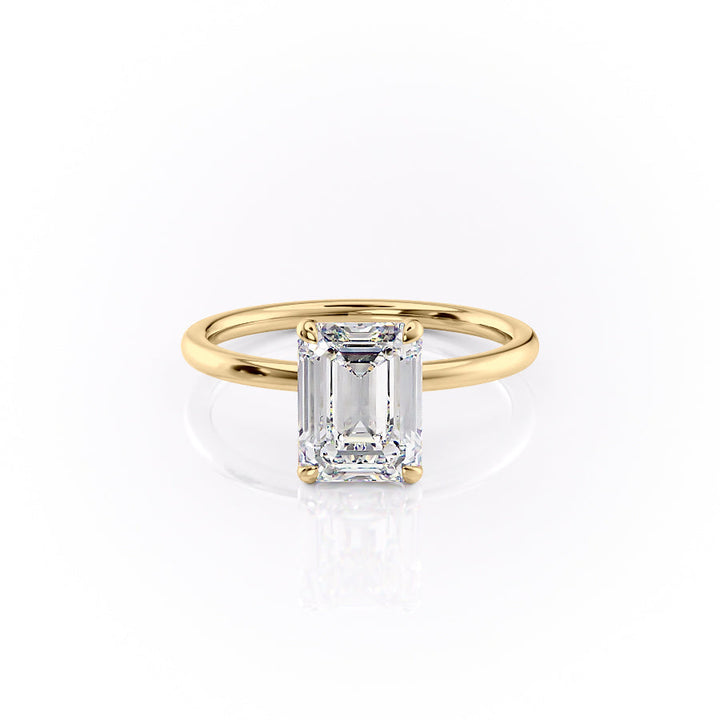 The Nelly Set With A 2 Carat Emerald Lab Diamond