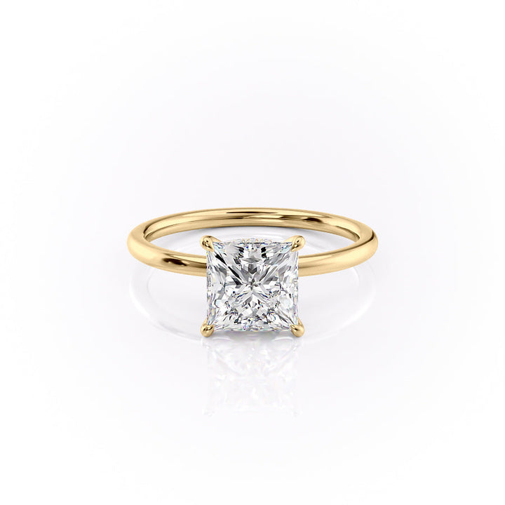 The Nelly Set With A 2 Carat Princess Lab Diamond