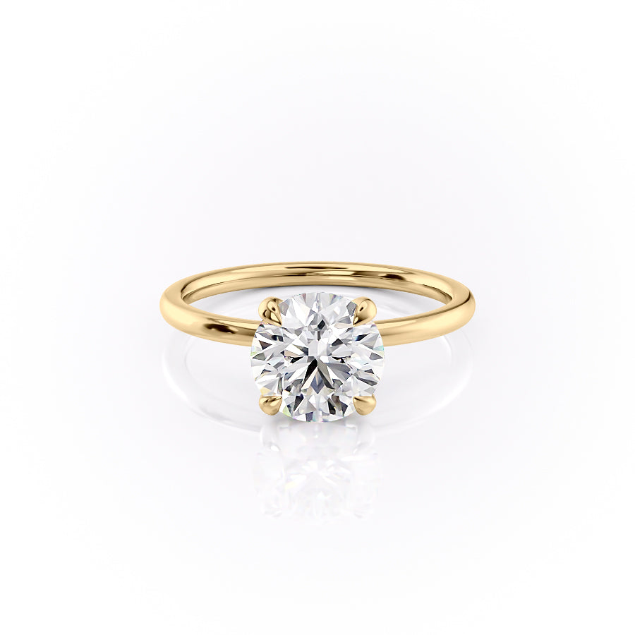 The Nelly Set With A 2 Carat Round Lab Diamond