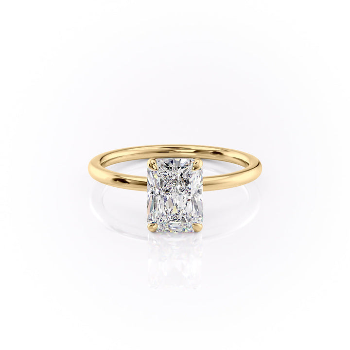 The Nelly Set With A 2 Carat Radiant Lab Diamond