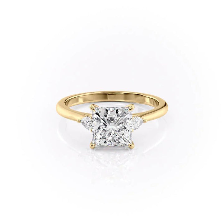 The Pears Liv Set With A 2 Carat Princess Lab Diamond