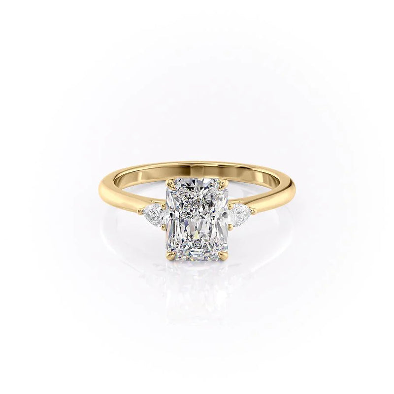 The Pears Liv Set With A 2 Carat Radiant Lab Diamond