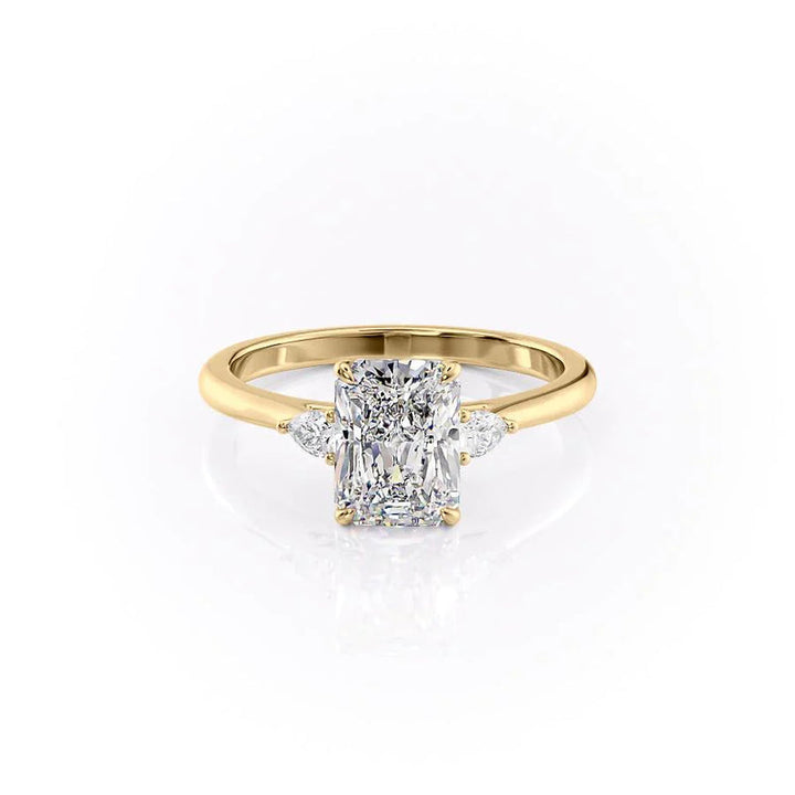 The Pears Liv Set With A 2 Carat Radiant Lab Diamond