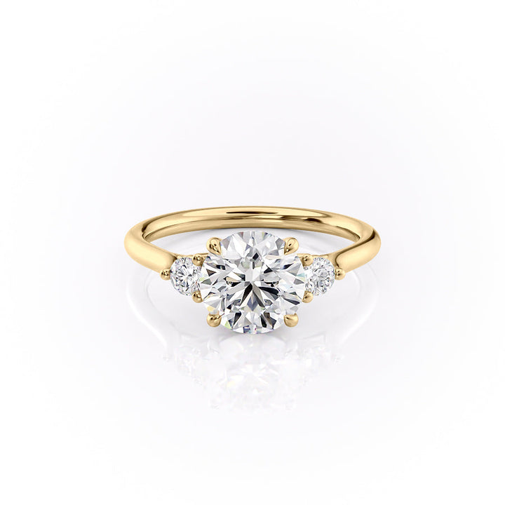 The Lia Set With A 2 Carat Round Lab Diamond