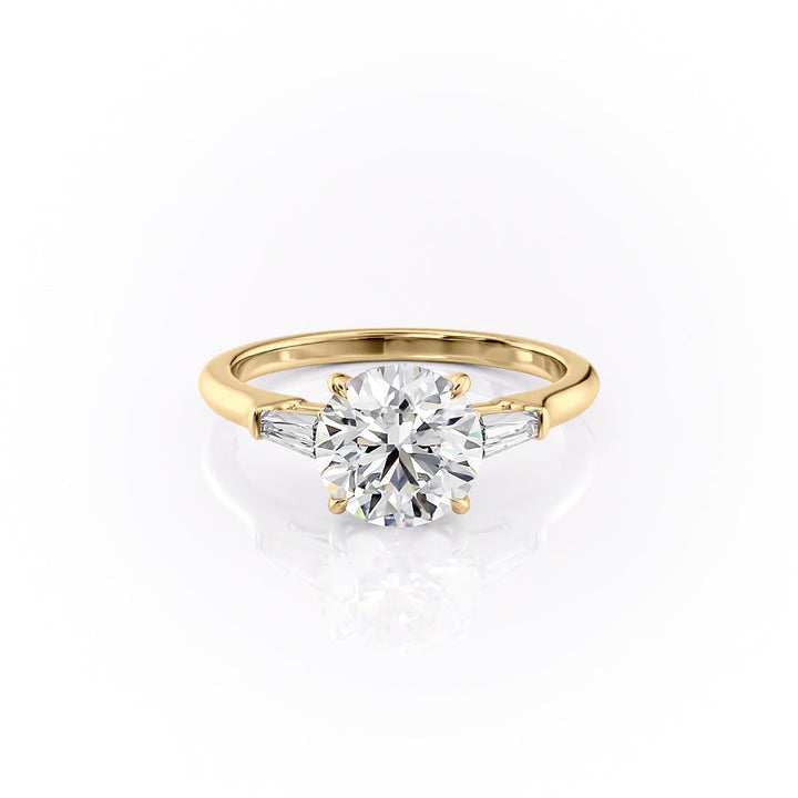 The Liv Set With A 2 Carat Round Lab Diamond