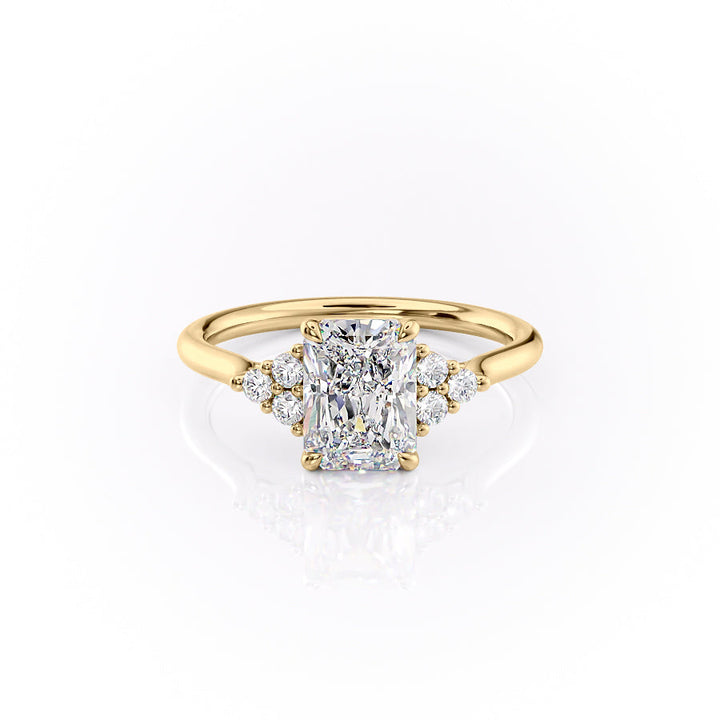 The Scarlett Set With A 2 Carat Radiant Lab Diamond