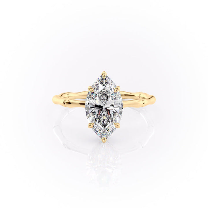 The Eve Set With A 2 Carat Marquise Lab Diamond