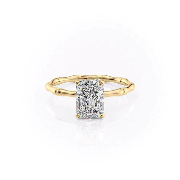The Eve Set With A 2 Carat Radiant Lab Diamond