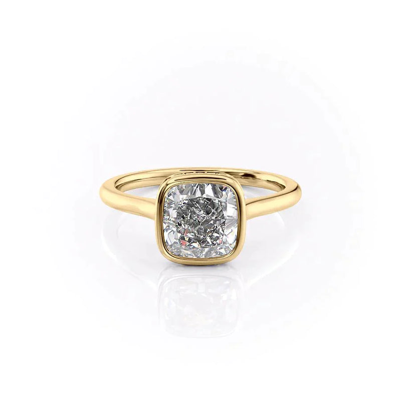 The Charlotte Set With A 2 Carat Cushion Lab Diamond