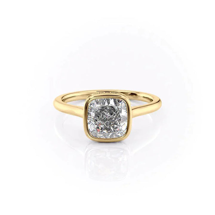 The Charlotte Set With A 2 Carat Cushion Lab Diamond