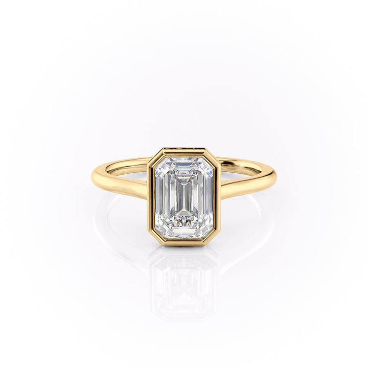 The Charlotte Set With A 2 Carat Emerald Lab Diamond