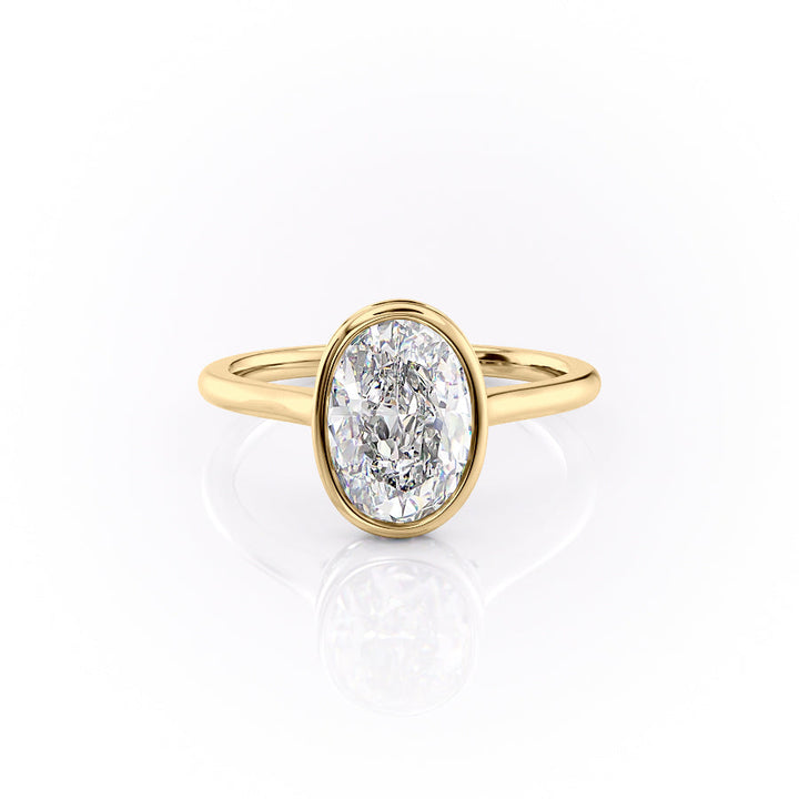 The Charlotte Set With A 2 Carat Oval Lab Diamond