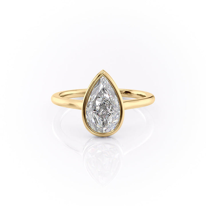 The Charlotte Set With A 2 Carat Pear Lab Diamond