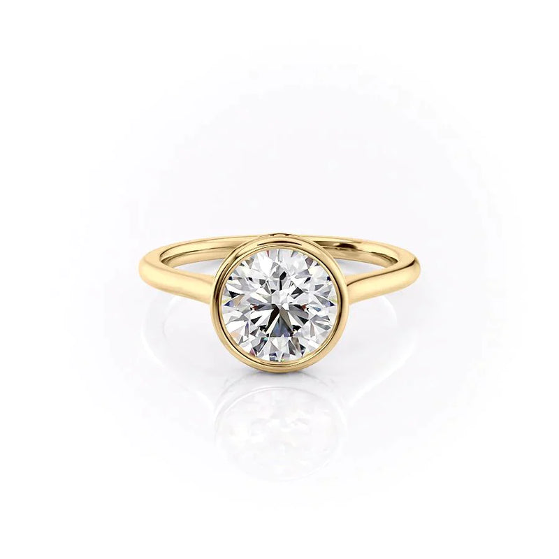 The Charlotte Set With A 2 Carat Round Lab Diamond