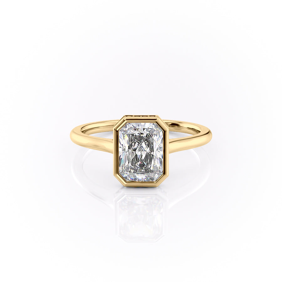 The Charlotte Set With A 2 Carat Radiant Lab Diamond