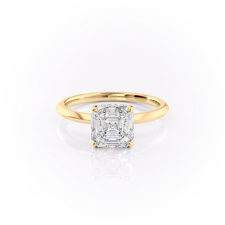 The Razor Kamellie Set With A 2 Carat Asscher Lab Diamond