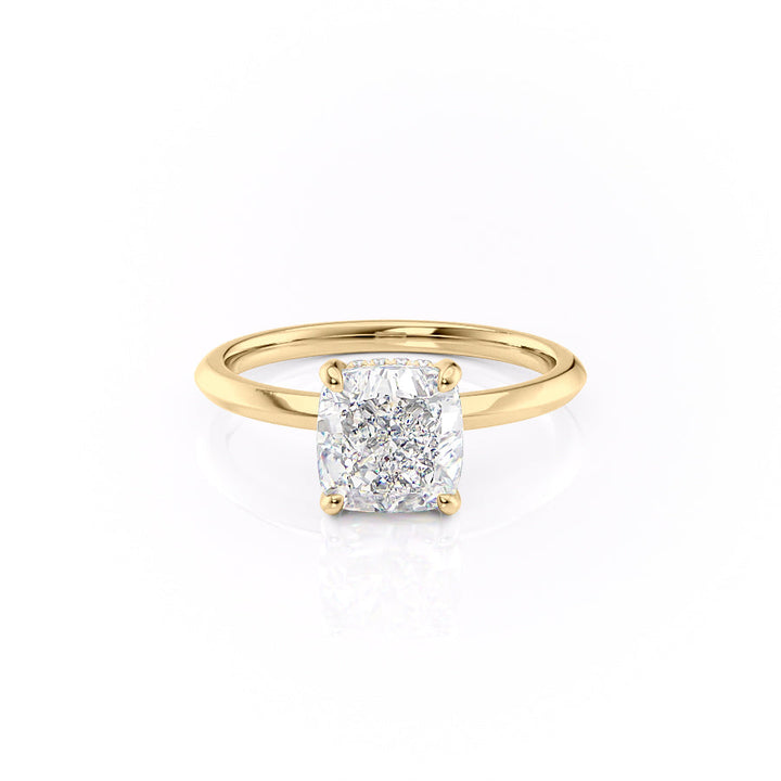 The Razor Kamellie Set With A 2 Carat Cushion Lab Diamond