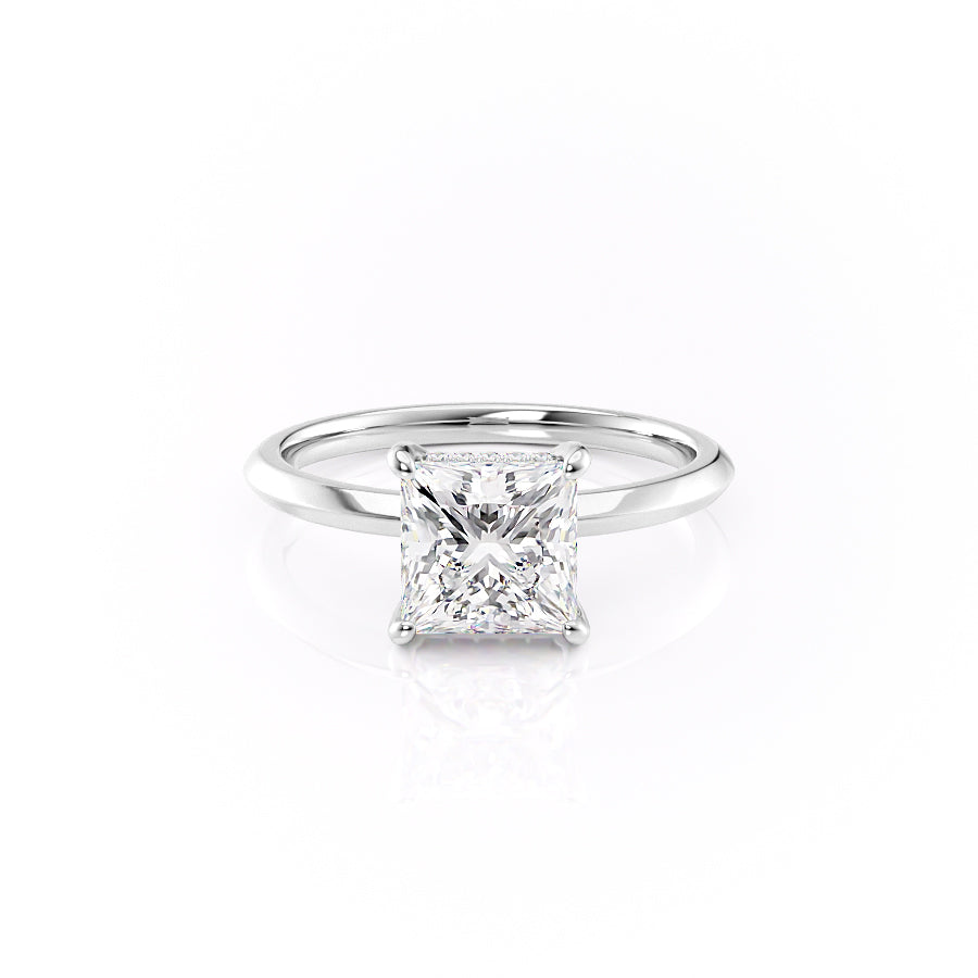 The Razor Kamellie Set With A 2 Carat Princess Lab Diamond