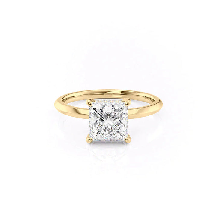 The Razor Kamellie Set With A 2 Carat Princess Lab Diamond