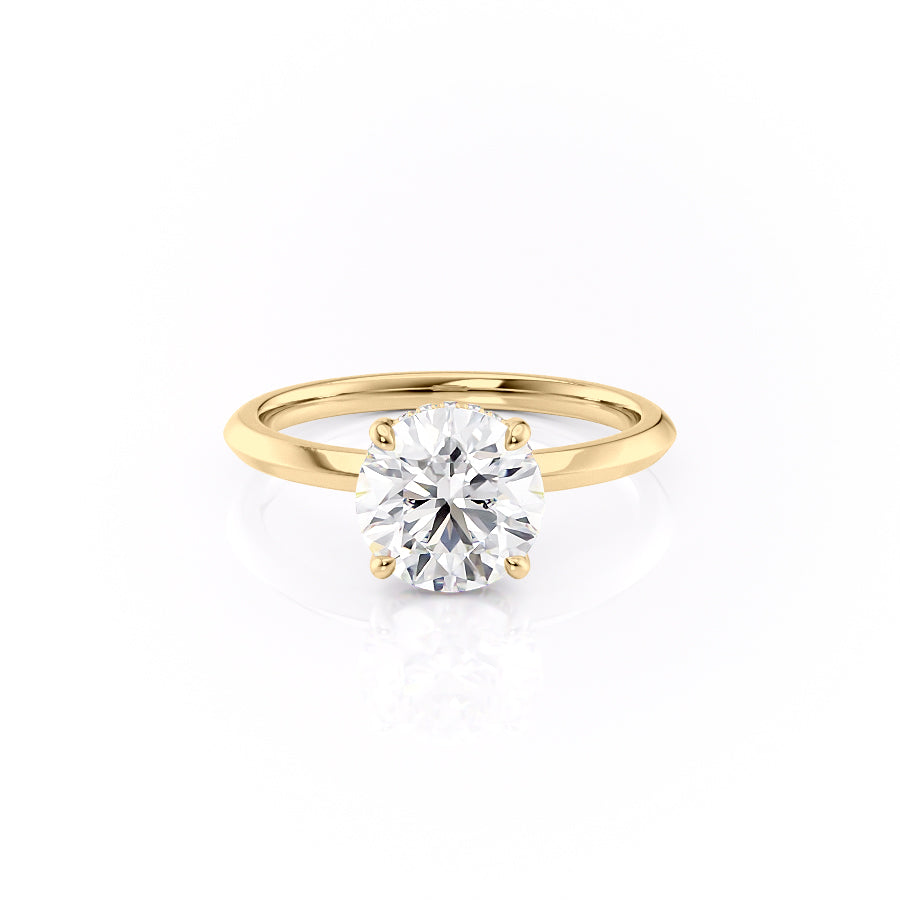 The Razor Kamellie Set With A 2 Carat Round Lab Diamond