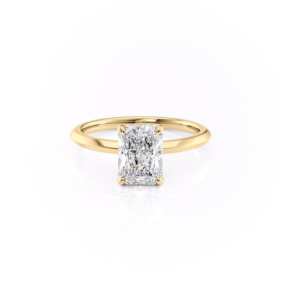 The Razor Kamellie Set With A 2 Carat Radiant Lab Diamond