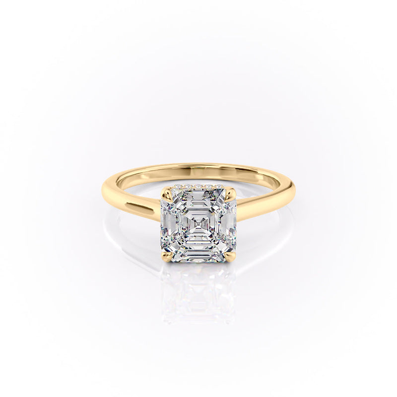 The Natalie Set With A 2 Carat Asscher Lab Diamond