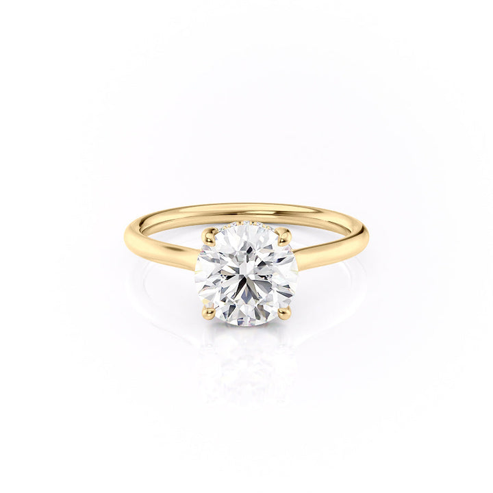 The Ellie Set With A 2 Carat Round Lab Diamond