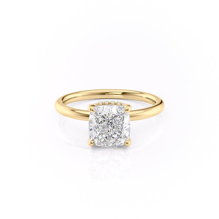 The Alex Set With A 2 Carat Cushion Lab Diamond