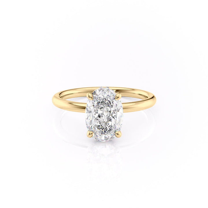The Alex Set With A 2 Carat Oval Lab Diamond