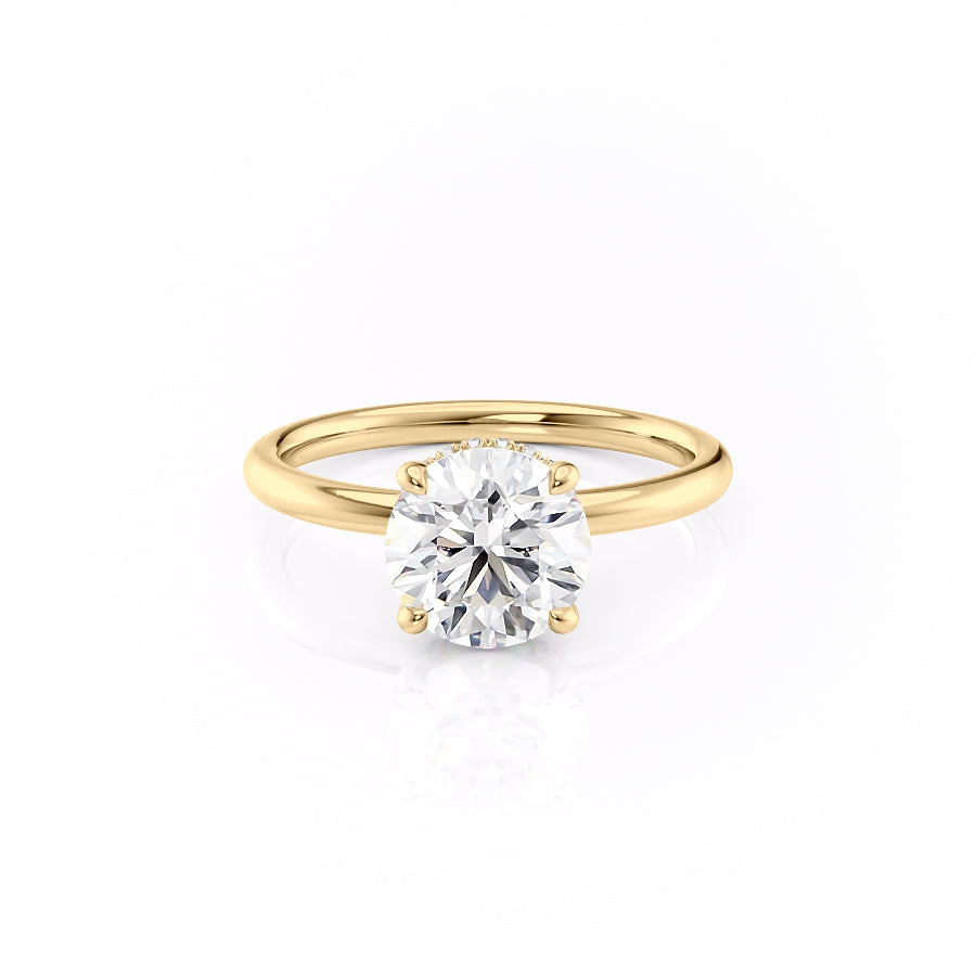 The Alex Set With A 2 Carat Round Lab Diamond