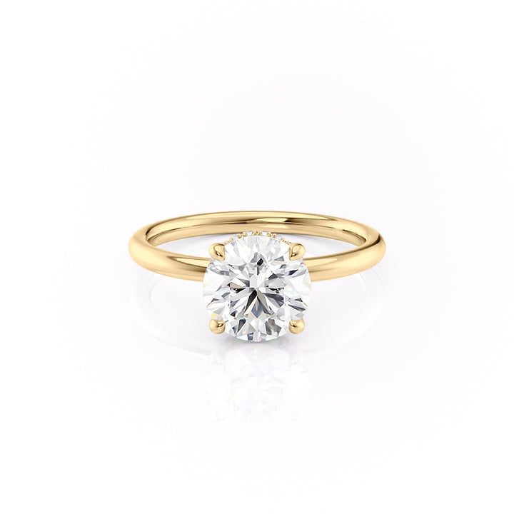 The Alex Set With A 2 Carat Round Lab Diamond