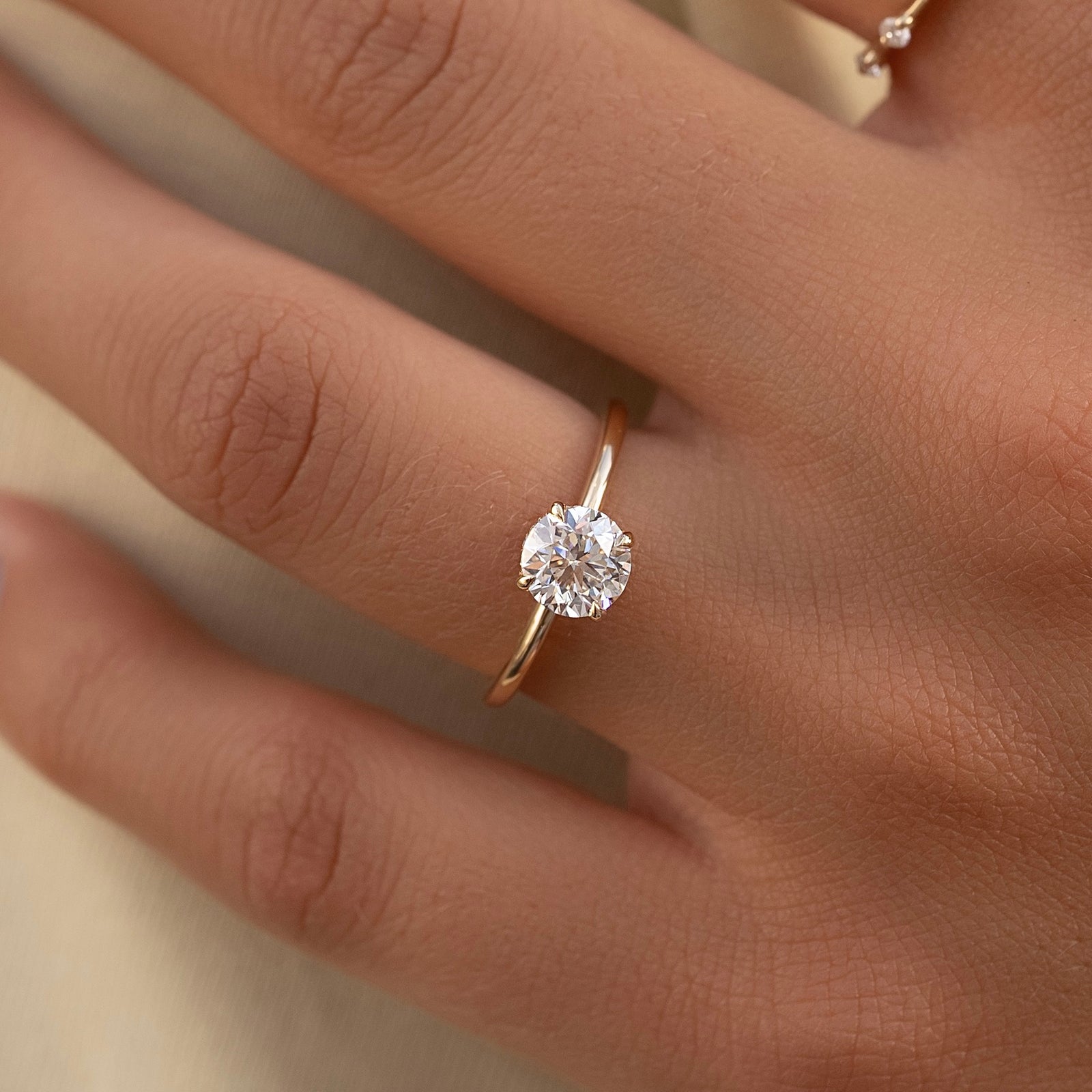 The Alex Set With A 2 Carat Round Lab Diamond