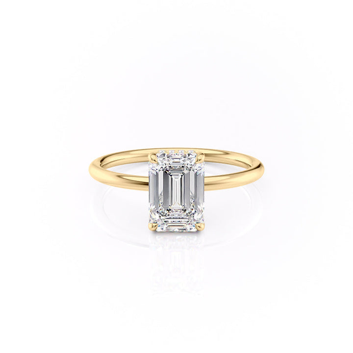 The Low Profile Kamellie Set With A 2 Carat Emerald Lab Diamond