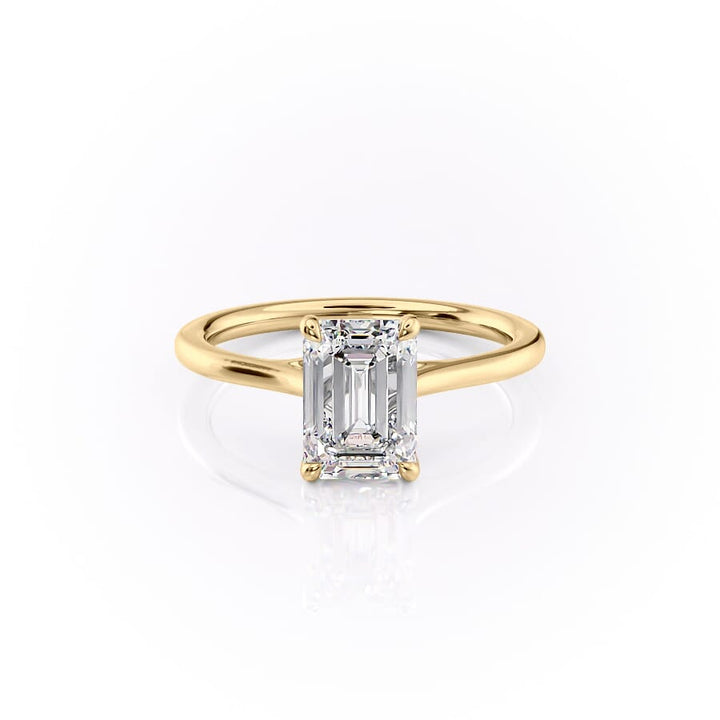 The Lexie Set With A 2 Carat Emerald Lab Diamond