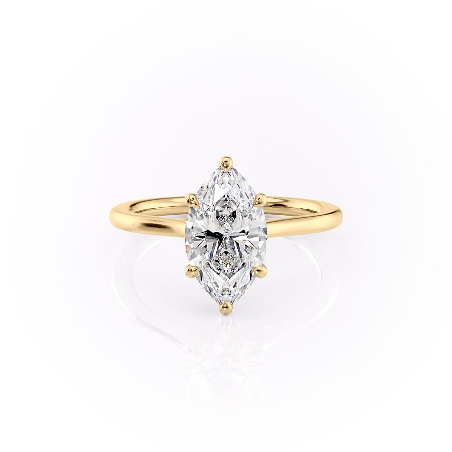 The Lexie Set With A 2 Carat Marquise Lab Diamond