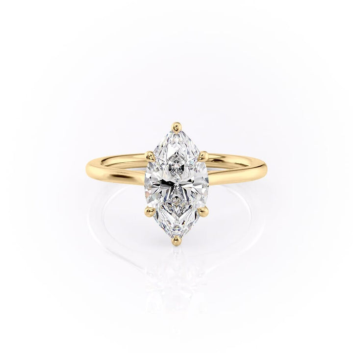 The Lexie Set With A 2 Carat Marquise Lab Diamond